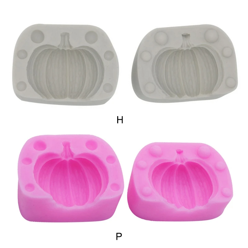 Силиконовые 3D формы для выпечки в виде тыквы форма шоколада десертов 6 ячеек