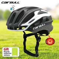 cairbull ventilated road helmet for mem women outdoor safety cycling helmets ultralight with taillight mtb bike light helmet eps