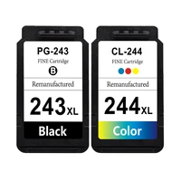 remanufactured for canon pg243 243xl cl244 244xl ink cartridges for tr4520 ts302 mx490 mx492 mg2420 mg2922 mg3020 printer