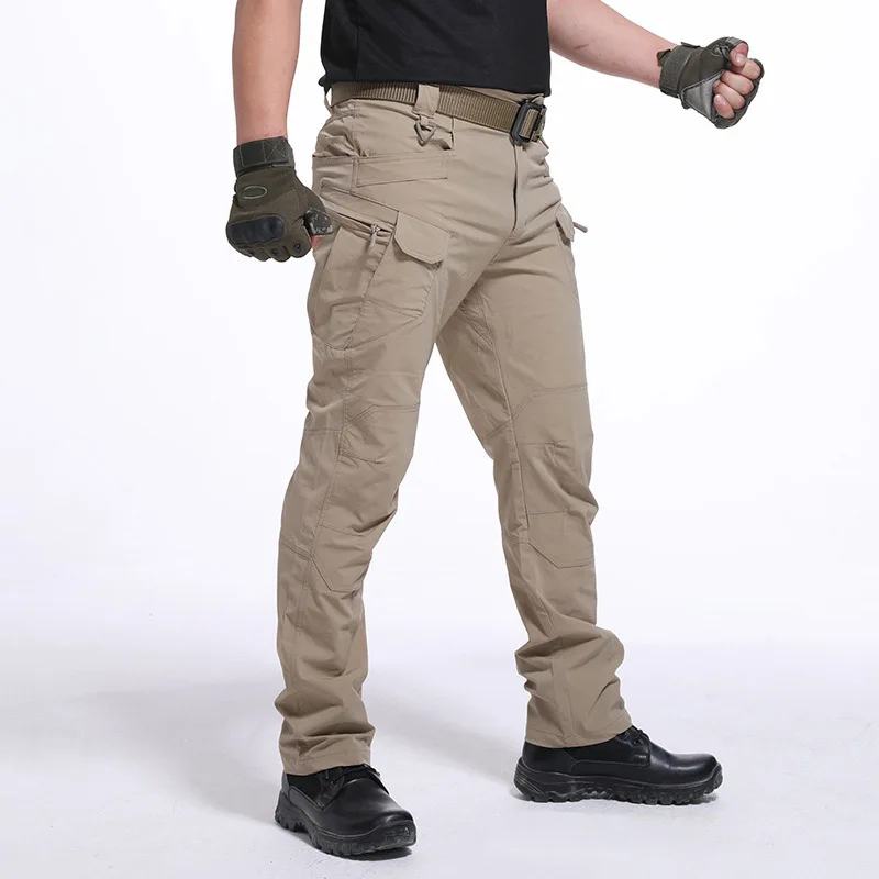 Men Work Cargo Long Pants with Pockets Loose Trousers FDX99 | Спорт и развлечения
