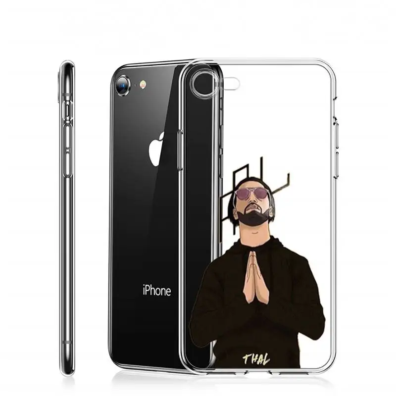 

PNL QLF Rapper Singer Phone Case Transparent for iPhone 6 7 8 11 12 s mini pro X XS XR MAX Plus high quality capa shell