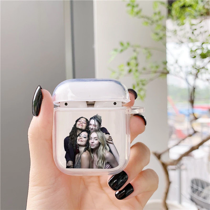 Euphoria Zendaya мультфильм Instagram девочка мягкий прозрачный силиконовый чехол для Apple