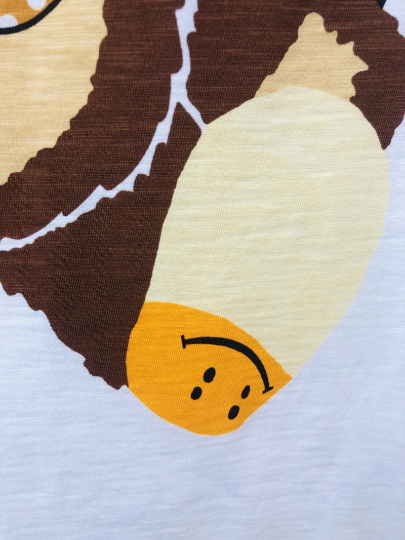 

Bear Oversize Printing T Shirt Men Women Best-Quality Hip-hop KAPITAL T-shirt Tees