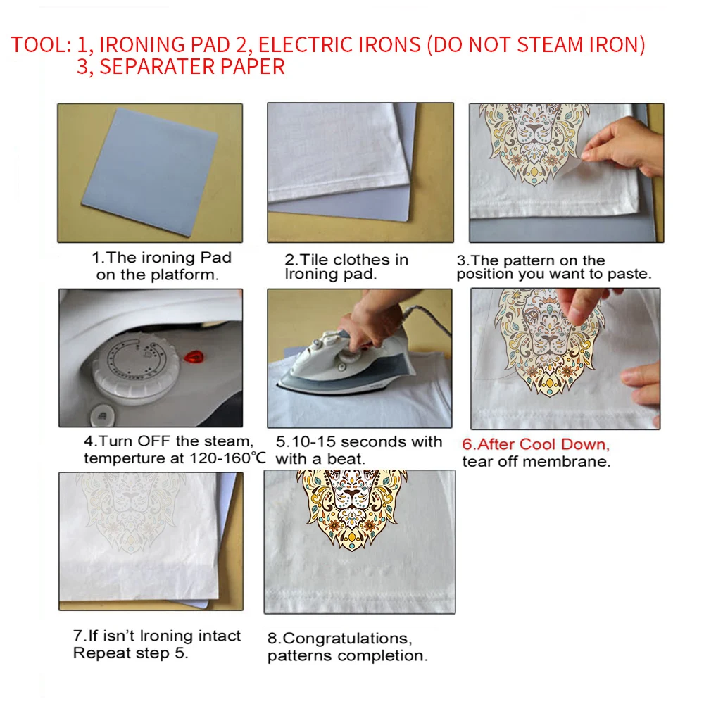 

Poemyi Cool Bear Iron on Patches Thermo Stickers on Clothes Stripes Transfer Fusible Clothing Application of One Heat Transfer Q