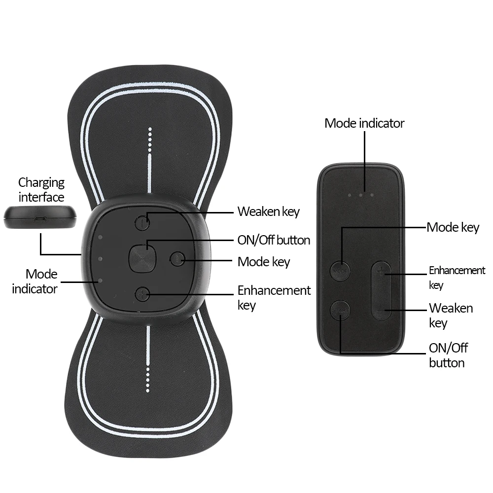 Мини стимулятор импульса для шеи и плеч|Шея массажный инструмент| |
