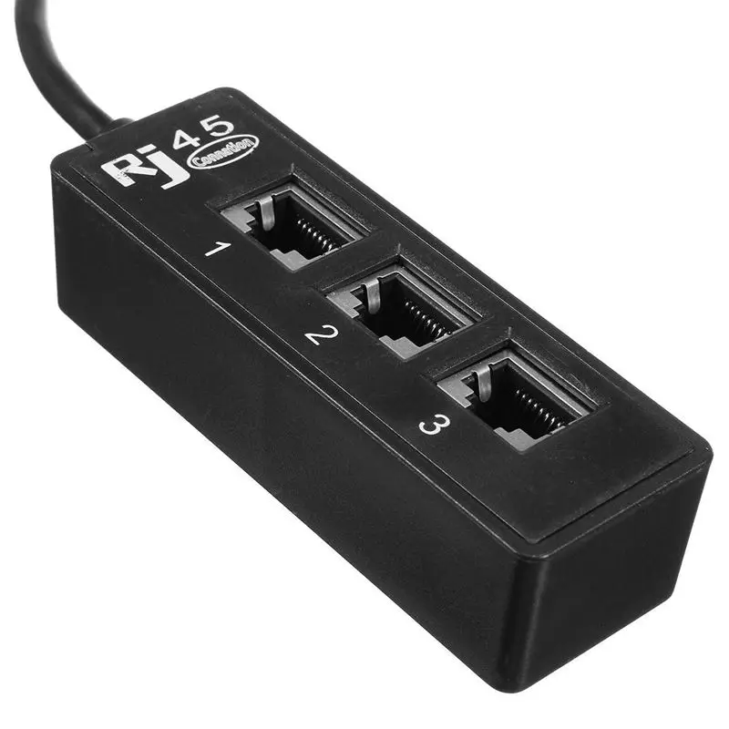 RJ45 папа до 3 женский порт Сетевой удлинитель Кабель Сплиттер LAN Ethernet|Сетевые