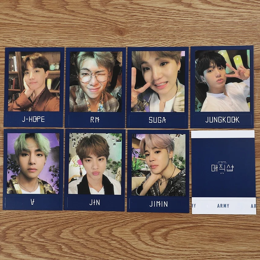 

KPOP Bangtan Boys Lightcard Smallcard официальный стиль K-POP JK V новые корейские модные подарки открытка Photocard Фанаты