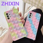 3D пузырьковый игрушечный чехол для Samsung A12 A31 A51 A71 A32 A11 A01, чехол для Samsung S21 S20 Note 9 10 20 Ultra S10 S9