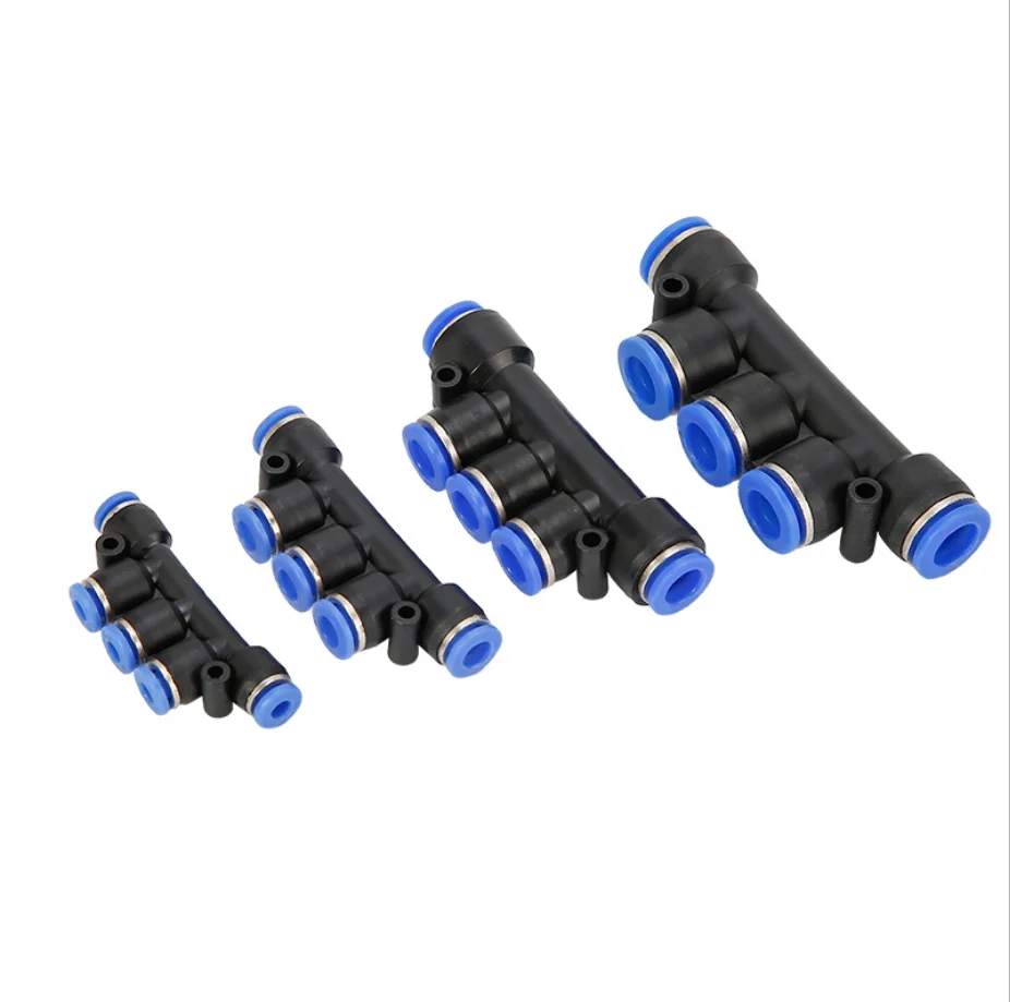 

1PC Pneumatic Fittings PK 4mm 6mm 8mm 10mm 12mm Connectors Air Water Hose tube Quick Release Joiner