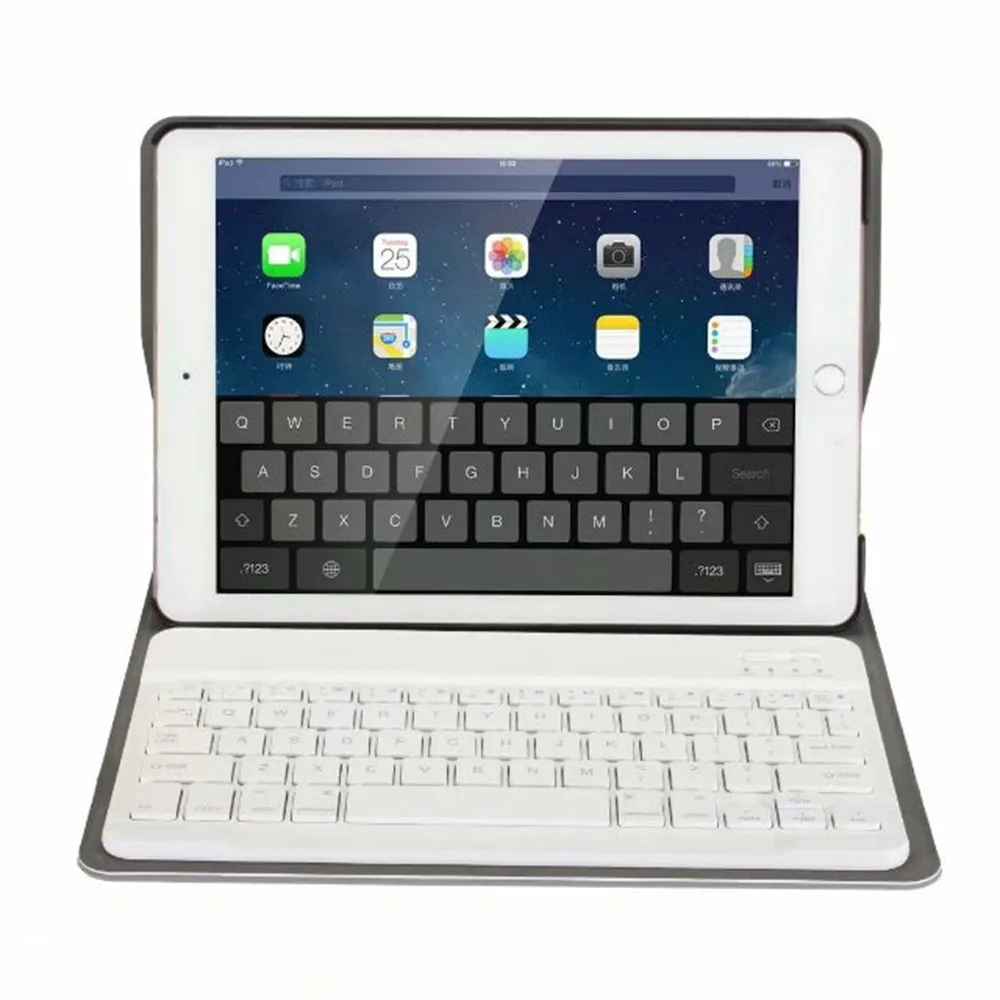 Защитный чехол для планшета iPad 10 2 2019 7-го поколения съемный с клавиатурой Bluetooth
