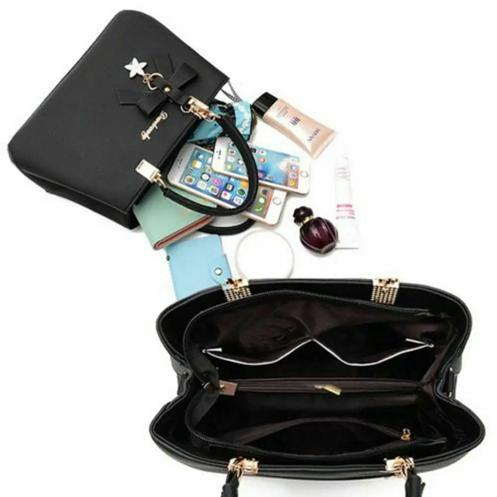 

Women Handbag Female Quality PU Leather Bags Handbags Ladies Solid Color Shoulder Bag Office Ladies Saffiano Bag Totes