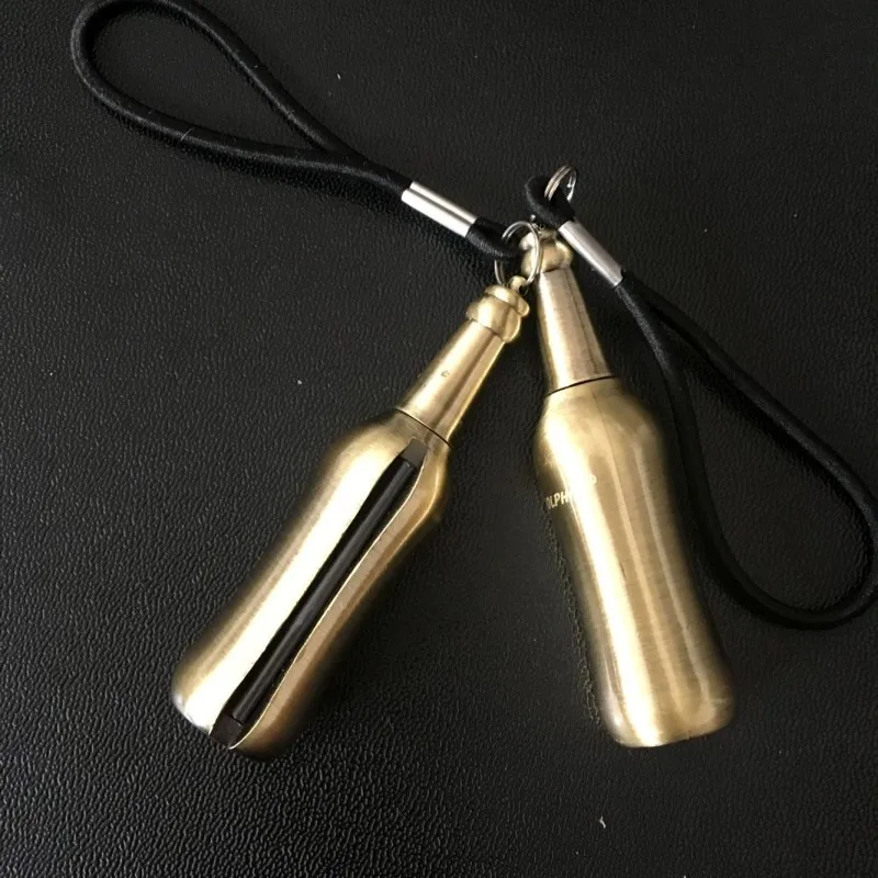 

New Waterproof Flint Free Fire Starter Keychain Lighter Thousand Reusable Matches Endless Kerosene Camping Outdoor Survival Tool