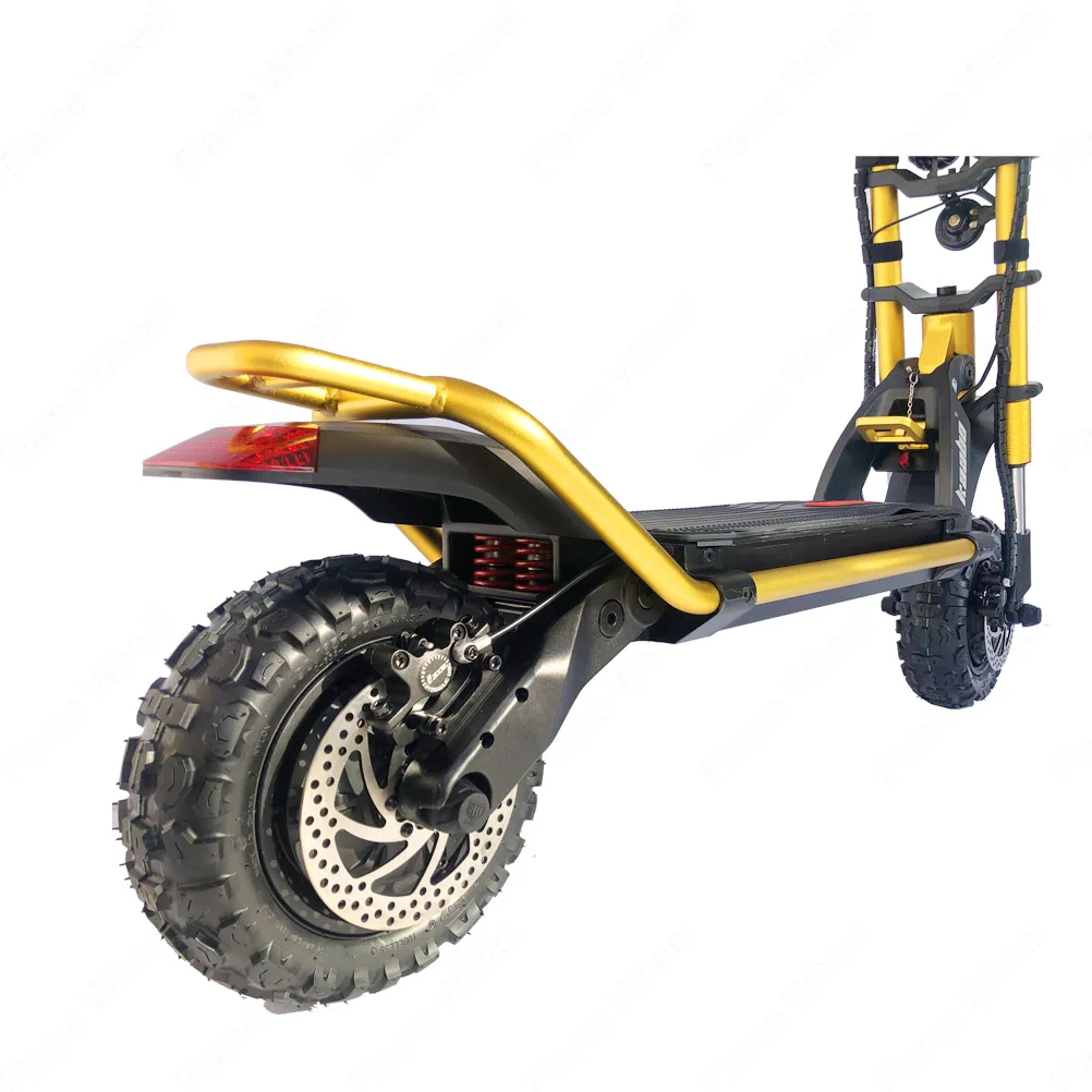 Электрический скутер Kaabo Wolf Warrior King + 11 дюймов 72 в 28 А · ч Аккумулятор LG 2*1500 Вт