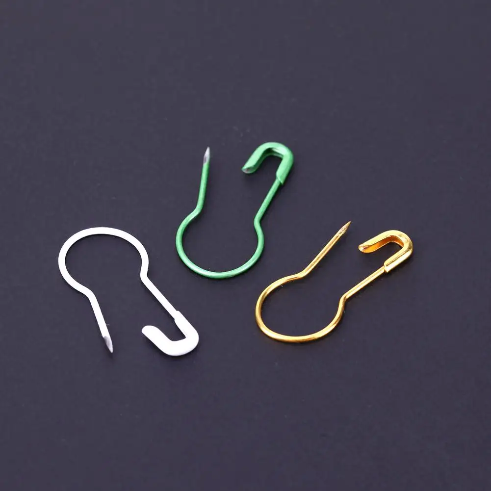 100pcsColorful Knitting Crochet Locking Stitch Marker Hang Tag Safety Pins DIY Sewing Tools Needle Clip Crafts Accessories | Дом и сад