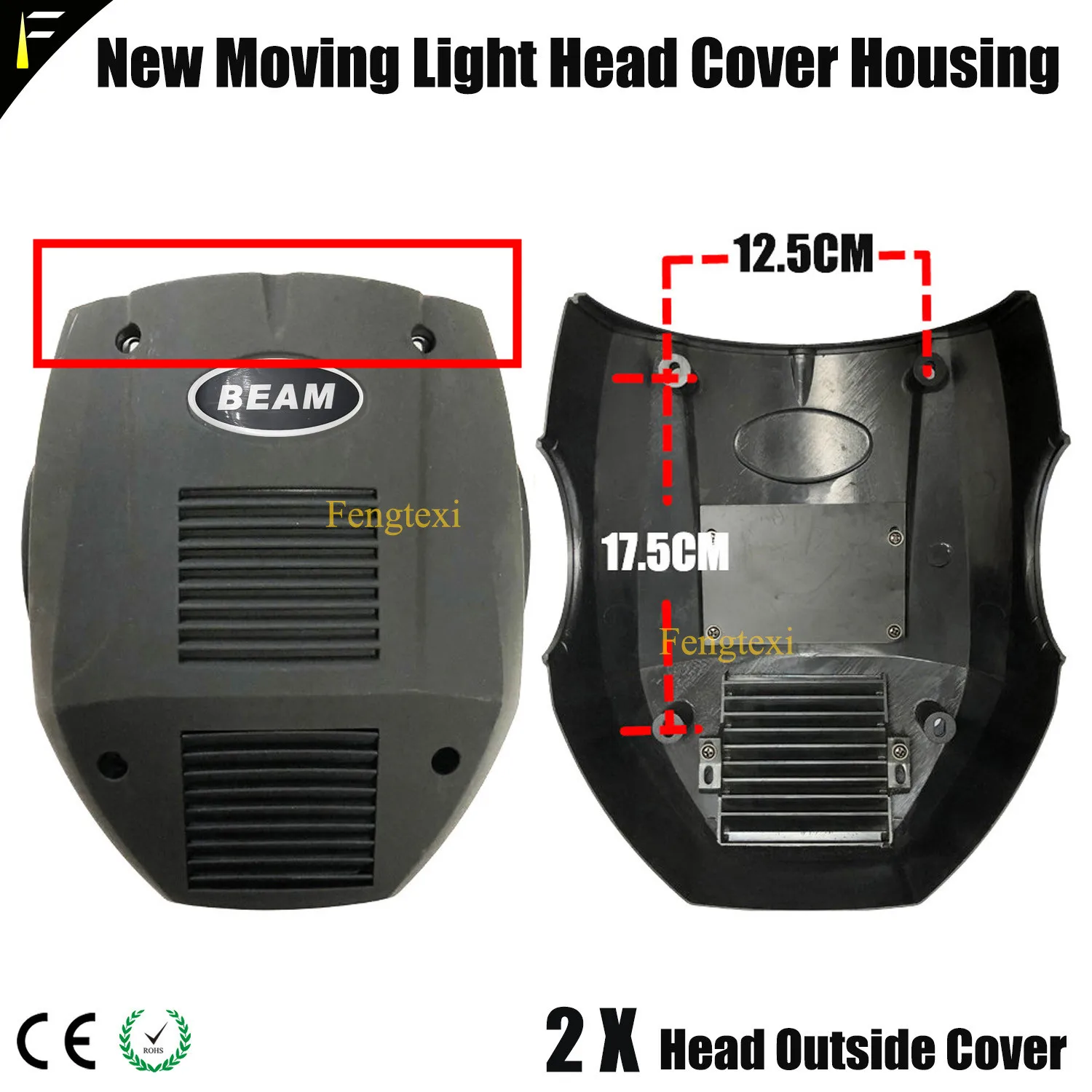 Type 1 Head Cover Луч 200/230/260 перемещение крышки головки Корпус R7 5R наручная повязка дом небольшой жалюзи и Дисплей боковую крышку - Цвет: Type 1 Head Cover