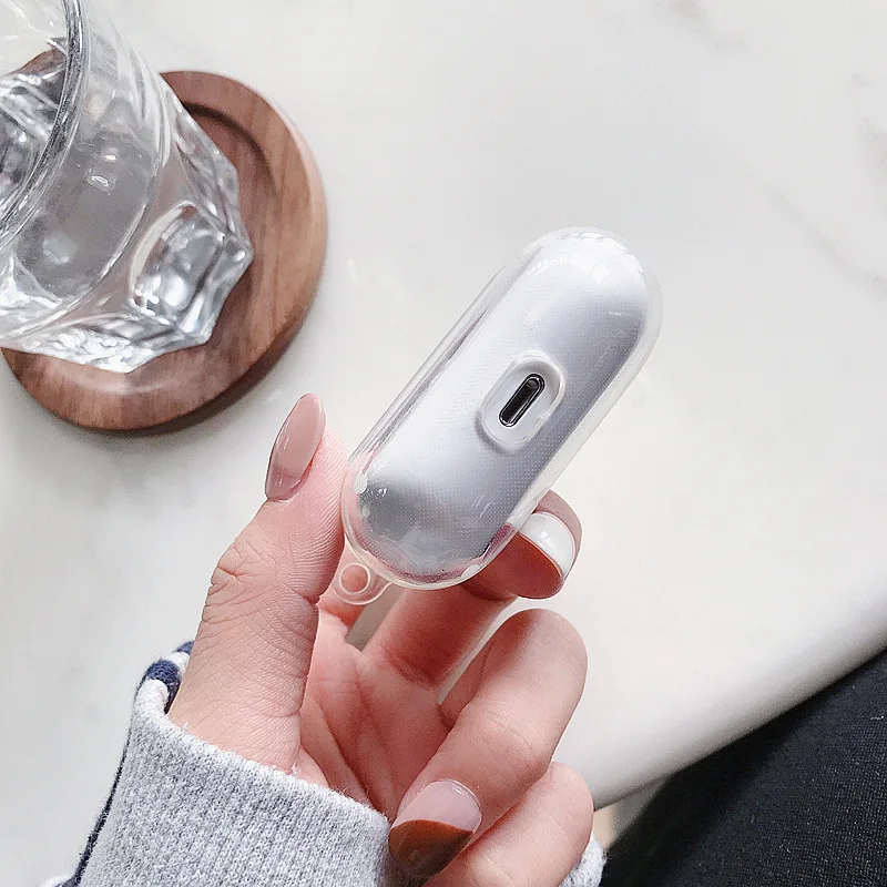 Чехол AirPods Pro прозрачный чехол для переноски защитный из ТПУ Apple Airpod 2019|Аксессуары