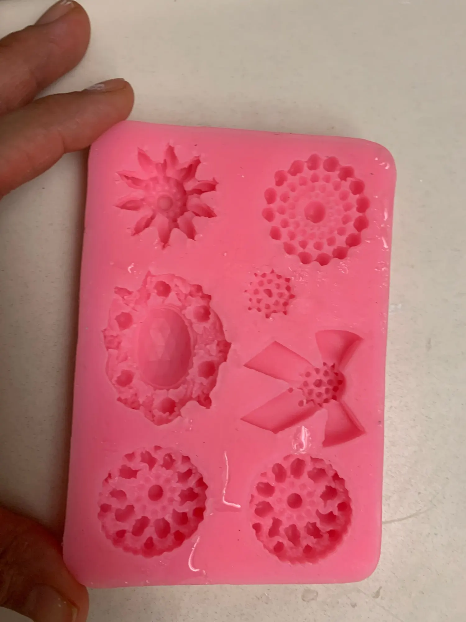 DIY Ювелирная брошь бантом силиконовая форма для помадки торт Декор кекса формы