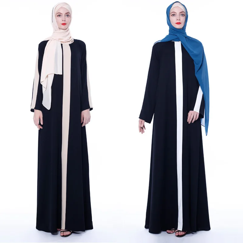 Лидер продаж, хит, цветное мусульманское платье abayas, элегантные исламские длинные мусульманские платья, женская простая скромная одежда, од...