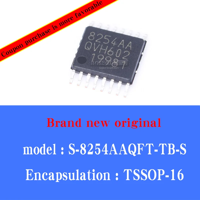 

10/PCS Lot New original S-8254AAQFT-TB-S TSSOP-16 S8254AAQ multi-section lithium battery protection chip