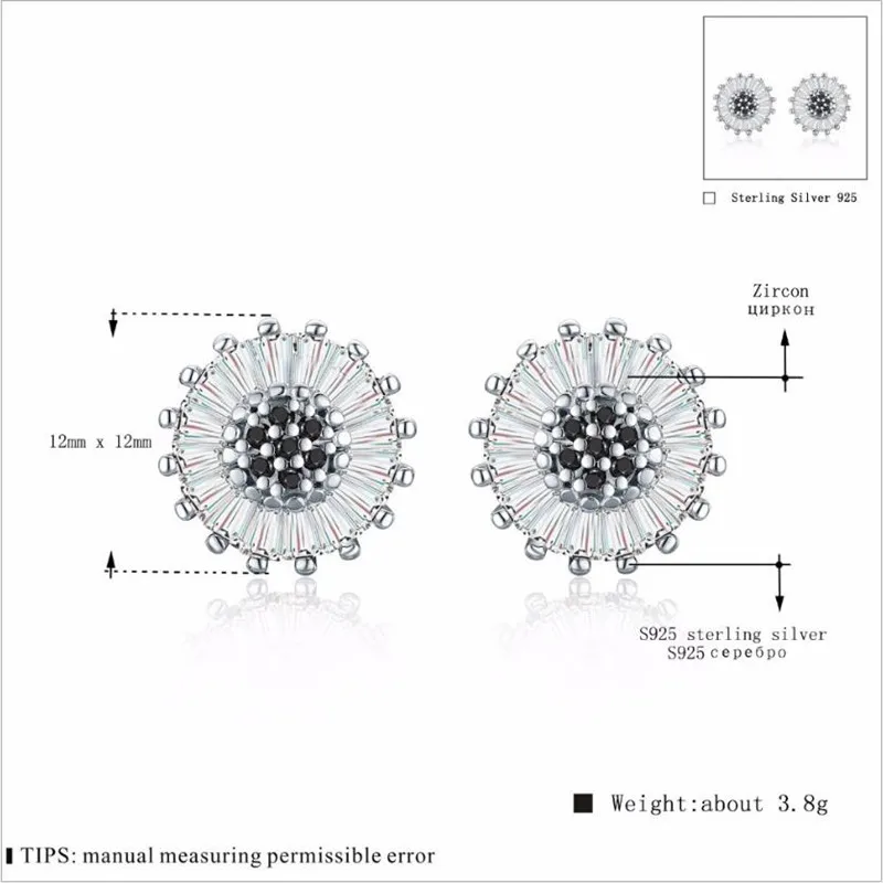 Новое поступление женские серебряные позолоченные серьги принцессы вечерние