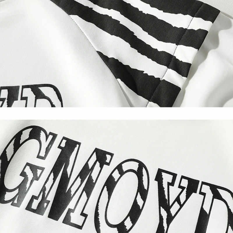 

2021 Spring New Men Pullover Swearshirt Casual Vintage Couple Clothing Fashion Hip Hop Streetwear Loose Letter Print Male Tops