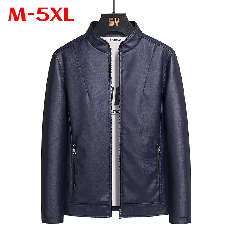 

Men's 2020 New Leather Jacket Trend Korean Style Handsome Clothes Autumn and Winter Motorcycle Jacket Men's Plus Size