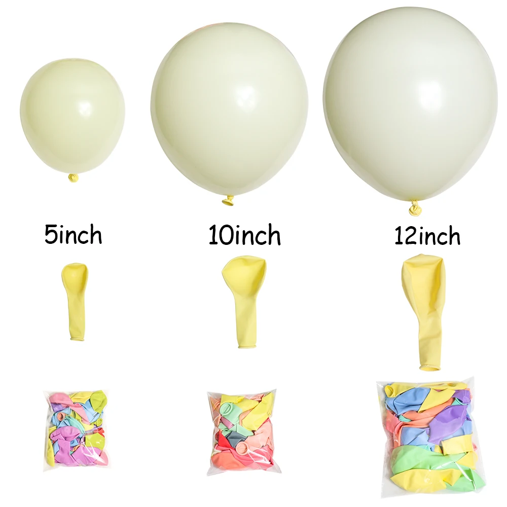 12 32 шт. Макарон Цвет пастельных воздушные шарики в виде леденцов круглый из