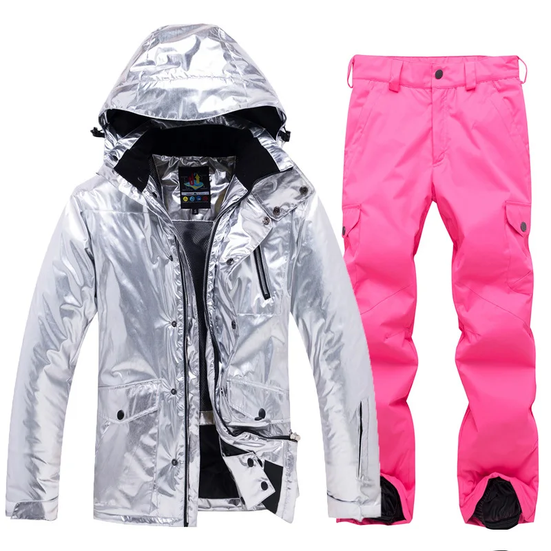 Зимняя куртка для снежной погоды женский лыжный костюм Женская лыжная и штаны