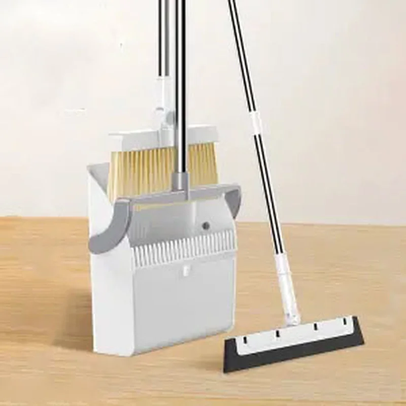 

Broom Soft Broom Dustpan Set Combination Dustpan Broom Magic Broom Windproof Cover Sweeping Artifact Robot Cleaner Sweeper