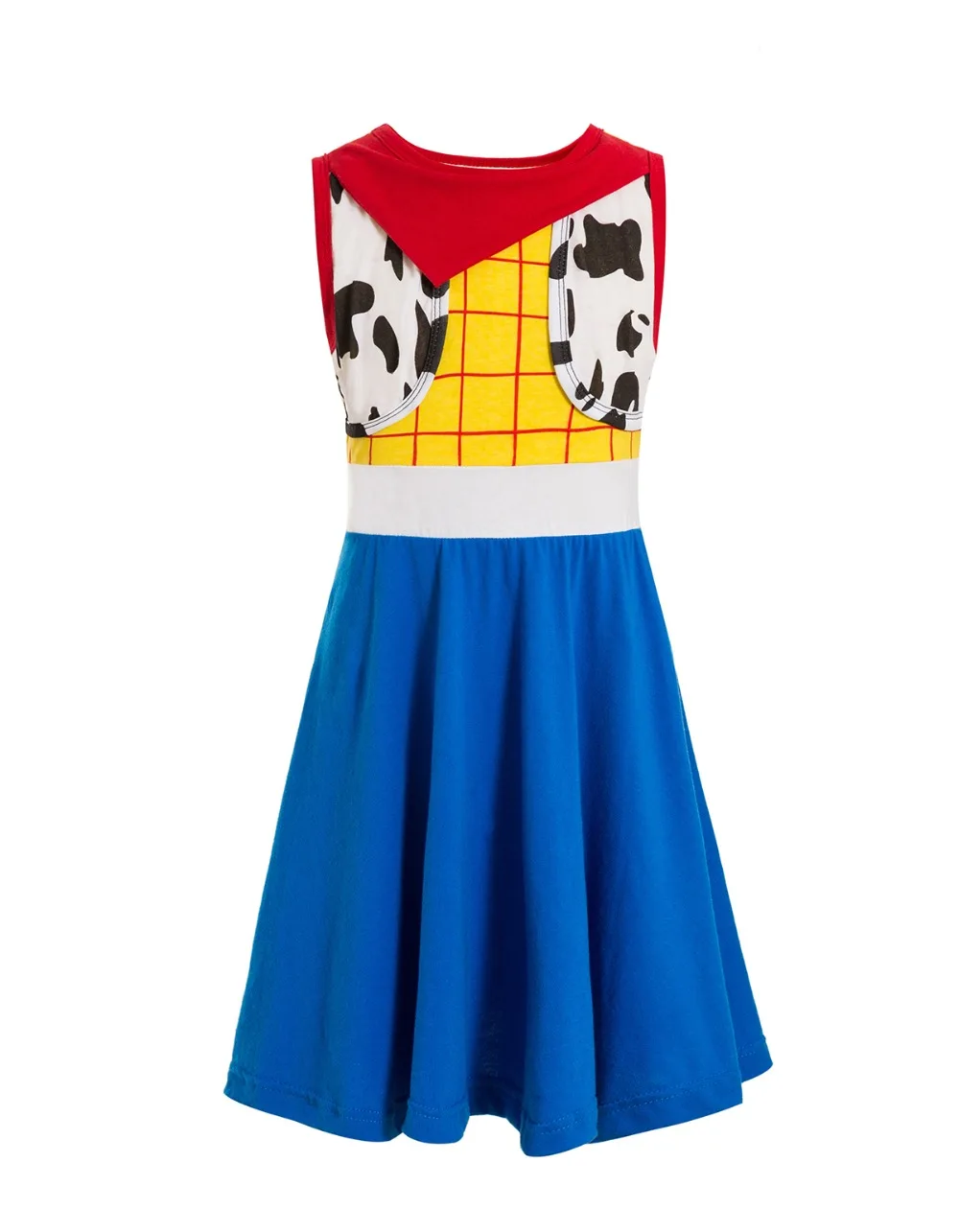 Toy Story and Beyond Jessie Costume Toy Story3 Детский костюм buzz Cowgirl Джесси из истории игрушек Туника Платье на бретелях платья для малышей