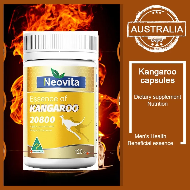 

Australia 20800mg Kangaroo Essence Maca Capsule Male Tonic Men Sexual Vigor Sperm Vitality Reproductive Health Wellness Product