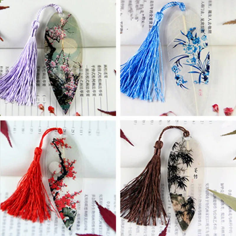 1 шт. симпатичная классическая элегантная креативная кисточка закладка