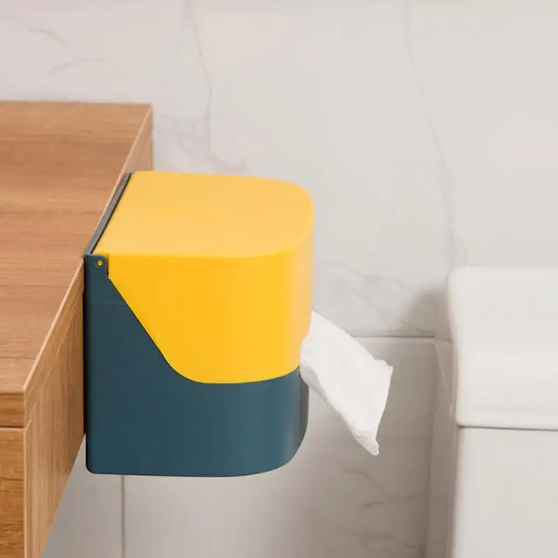 Пластиковая коробка для салфеток простая стильная Пыленепроницаемая настольная