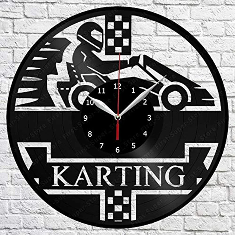 

Эксклюзивные виниловые часы ручной работы для каратинга, художественный декор, домашние настенные часы с виниловой пластиной, оригинальны...