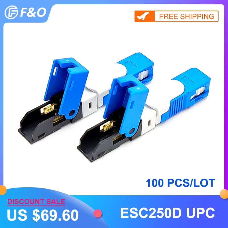 UNIKIT FTTH ESC250D одномодовый SC UPC волоконно оптический Быстрый разъем PC встроенный