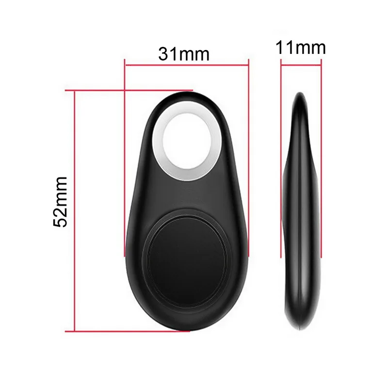 Мини Смарт Bluetooth GPS трекер сигнализация кошелек брелок собака устройство для