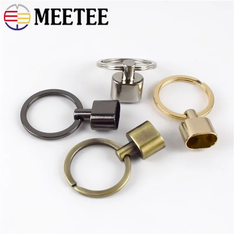 

4/10 шт Meetee 14 мм металлический круглый брелок пряжка тесьма шнур сумка ремень вешалка соединение конец застежка крючок DIY аппаратный аксессуа...