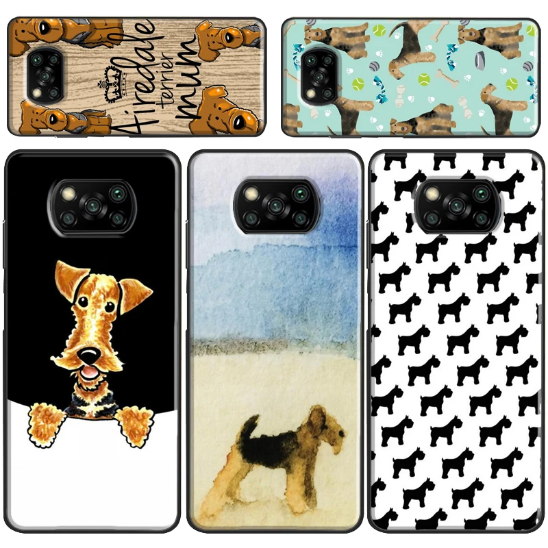 Чехол Airedale Terrier Dog Для Xiaomi Mi 11 Pro 9T 10T Note 10 Lite Ultra чехол для телефона POCO M3 X3 F2 F3|Бамперы|