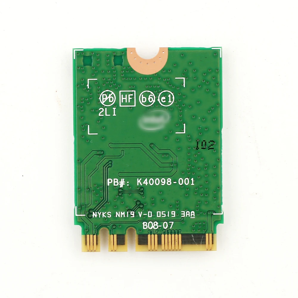 Двухдиапазонный беспроводной AX200NGW 2 4 Гбит/с 802.11ax Wi-Fi 6 AX200 M.2 NGFF WiFi Wlan карта Bluetooth 5 0