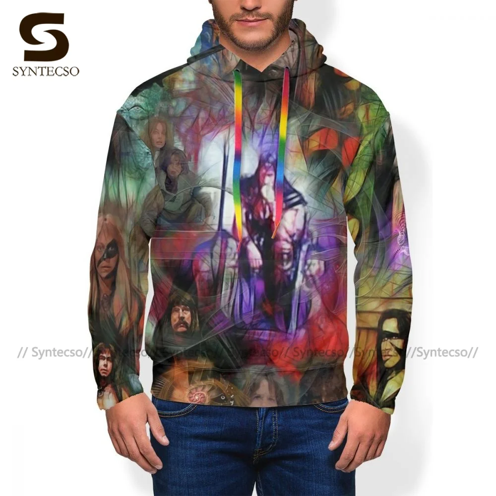 

Casual Conan The Barbarian Hoodie Polyester Winter Hoodies Long Sleeve Outdoor Pullover Hoodie XXL Men