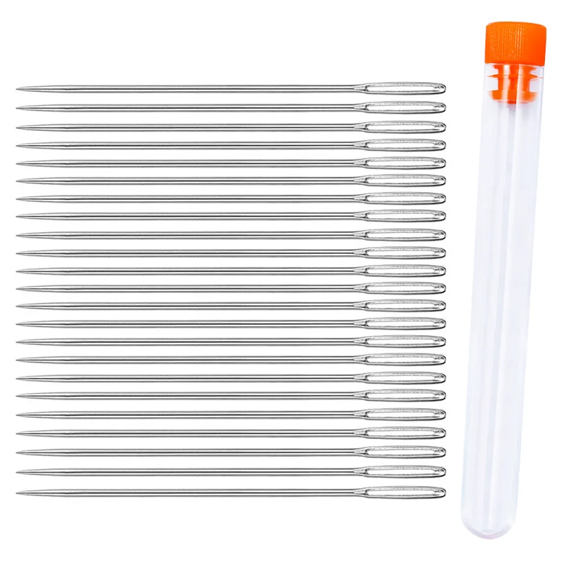 

LMDZ 23Pcs/Lot Stainless Steel Large Eye Sewing Embroidery Thread Needles Set Home DIY Crafts Household Sewing Accessories