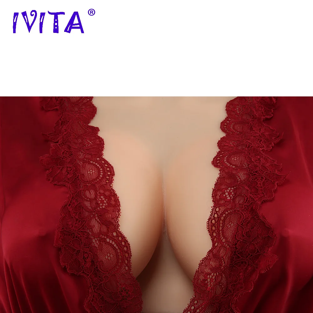 Искусственная силиконовая форма груди IVITA искусственные модный косплей для
