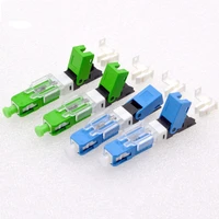 gongfeng 100pcs new hot sell esc250d upcapc optic fiber quick connector ftth sc single mode optic fast connector wholesale