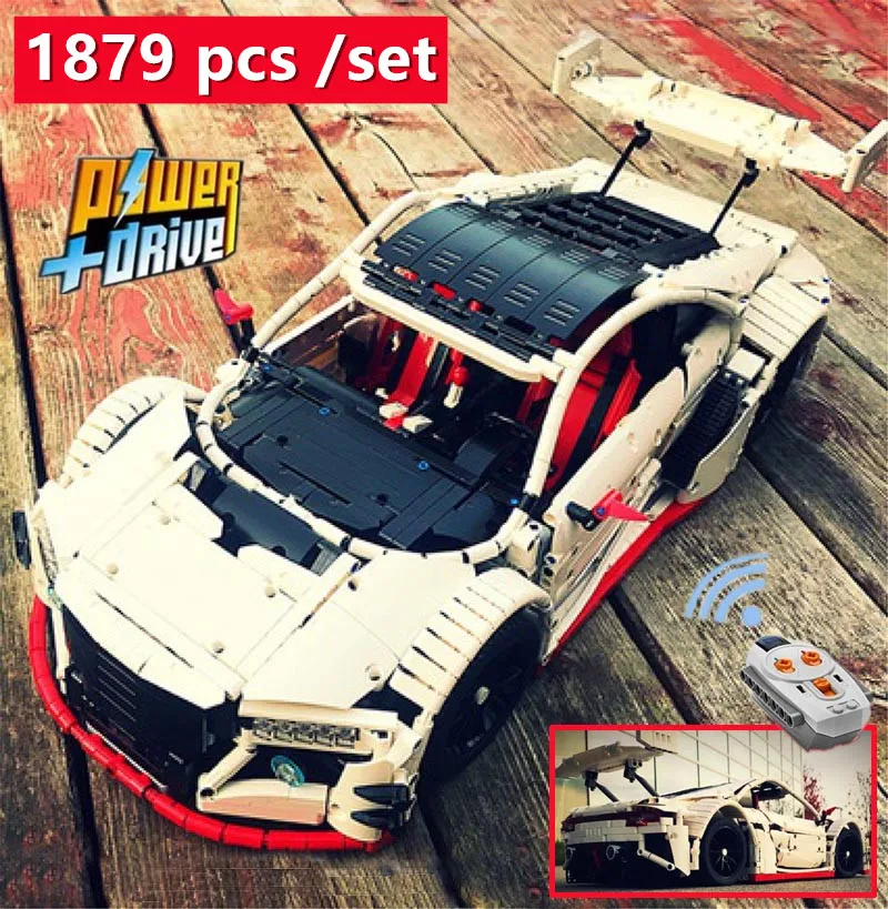 2019 новый мс Acura NSX GT спортивный автомобиль MOC 10858 мотор Мощность функции посадки