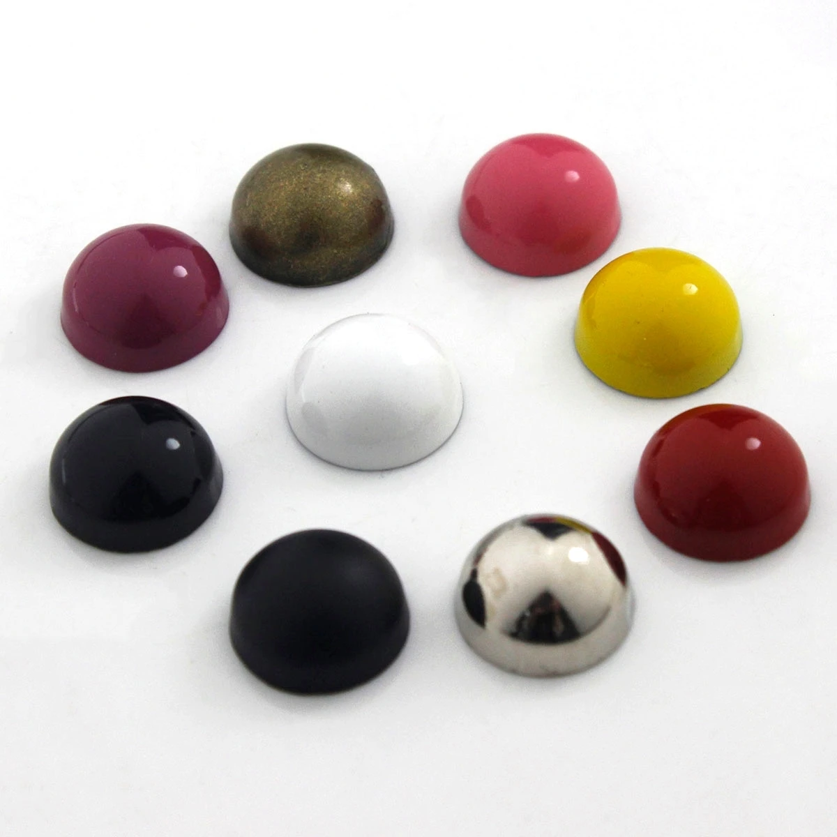 

10pcs Colorful Dome Rivet Screw 14.5mm Mushroom Dome Bolt Round Head Screws For Bag Shoes Garment DIY Leather Craft Accessories