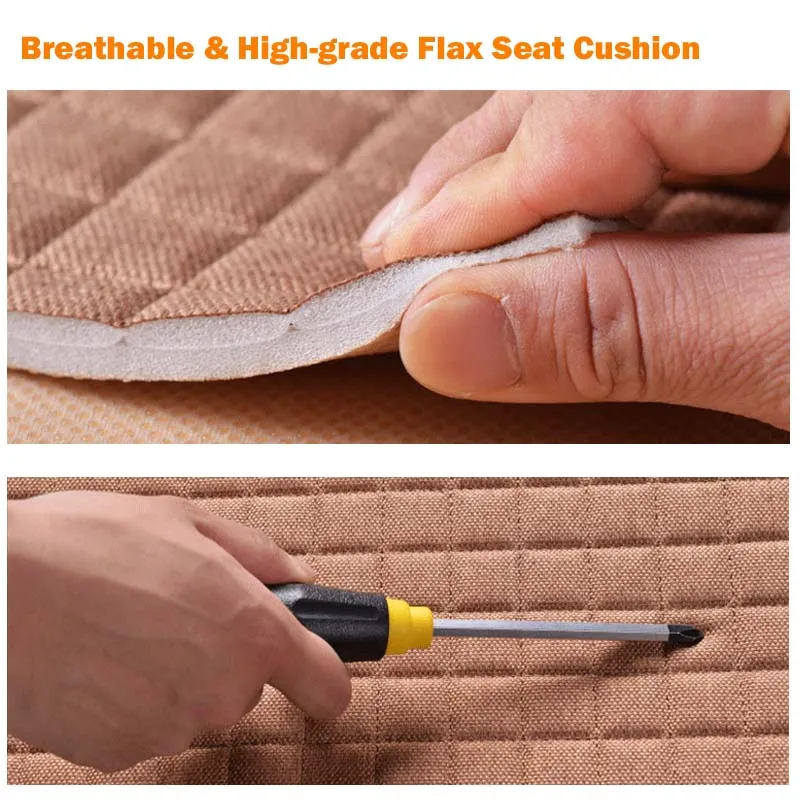 Чехол для сиденья автомобиля льняной чехол тканевый защитный автомобильного