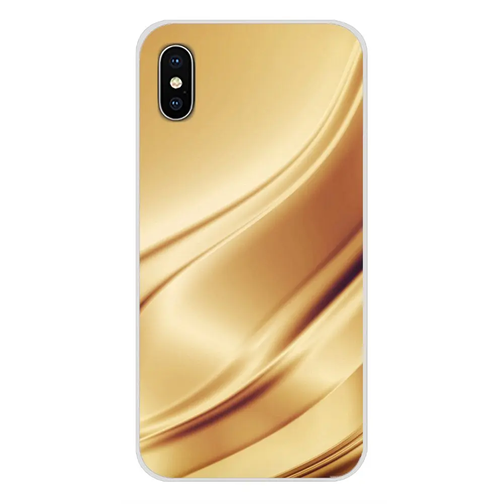 Чехол для телефона с желтым золотом и блестками Samsung Galaxy S2 S3 S4 S5 Mini S6 S7 Edge S8 S9 S10E Lite