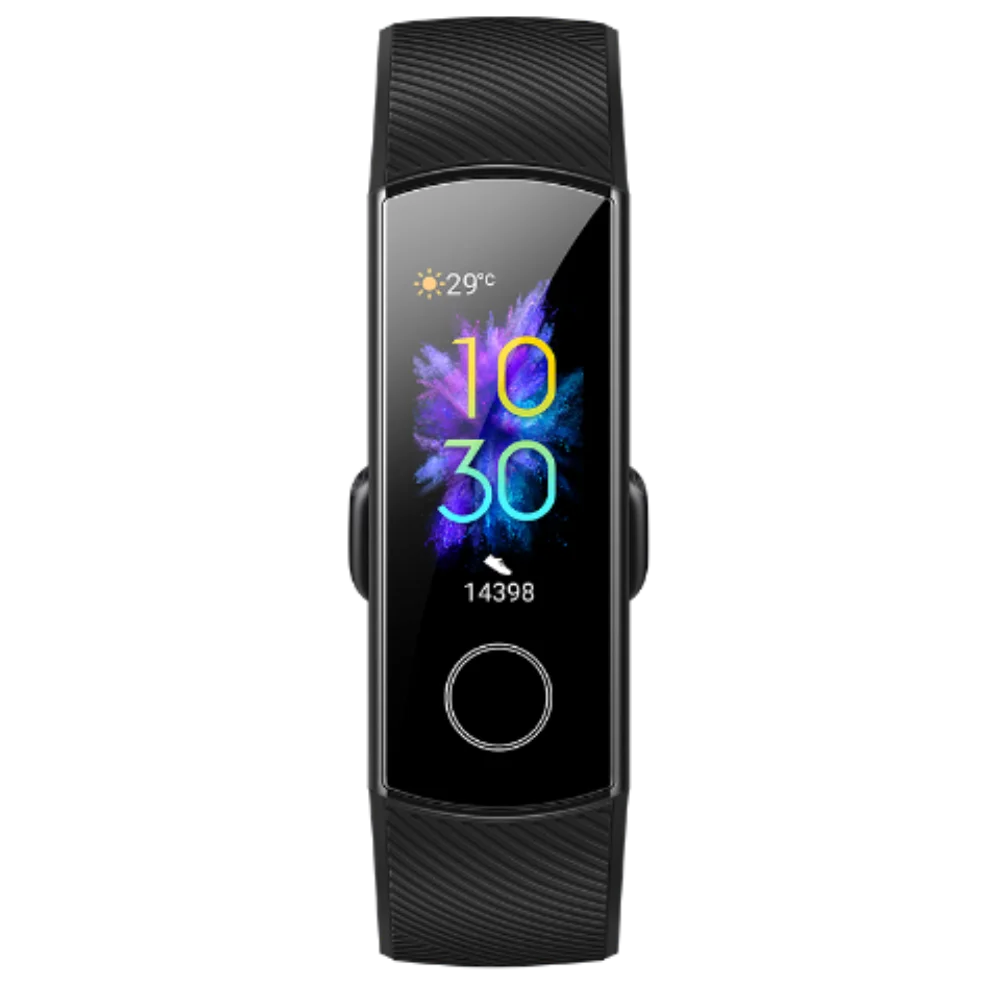 Ремешок сменный силиконовый для Huawei Honor Band 5 4 классический цветной мягкий