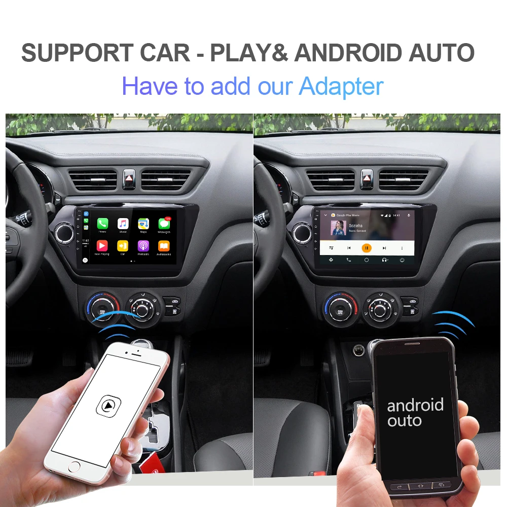 Автомагнитола Isudar H53 4G Android 1 Din для KIA/K2/Rio Восьмиядерный ОЗУ 4 Гб ПЗУ 64 ГБ GPS USB DVR
