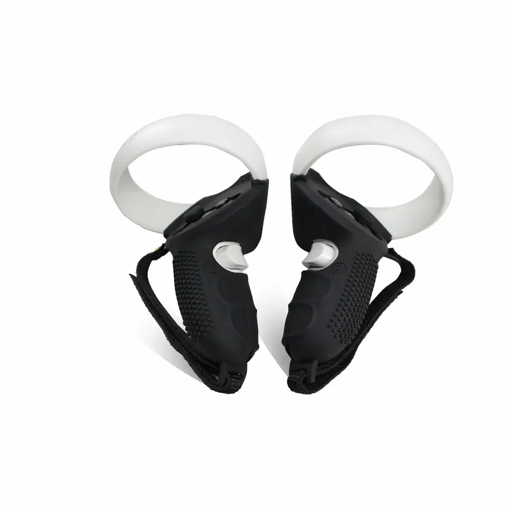 

Touch Controller Silicone Grip Adjustable Hand Strap Thumb Caps For Oculus Quest 2 Virtual Reality Protective Accessories